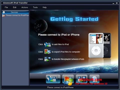 Снимак заслона iPhone PC Suite Windows 10