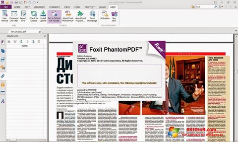 Снимак заслона Foxit Phantom Windows 10