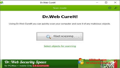 Снимак заслона Dr.Web CureIt Windows 10