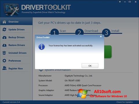Снимак заслона Driver Toolkit Windows 10