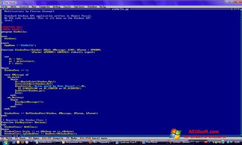 Снимак заслона Free Pascal Windows 10