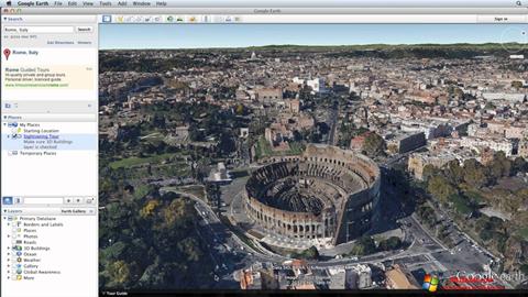 Снимак заслона Google Earth Windows 10