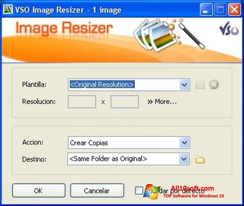 Снимак заслона VSO Image Resizer Windows 10