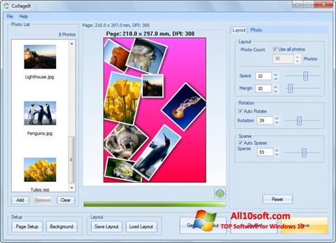 Снимак заслона CollageIt Windows 10