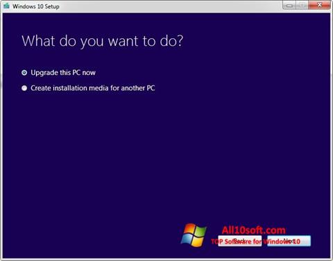 Снимак заслона Media Creation Tool Windows 10
