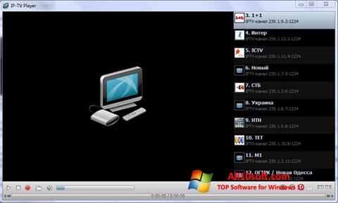 Снимак заслона IP-TV Player Windows 10