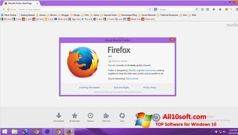 Снимак заслона Mozilla Firefox Offline Installer Windows 10