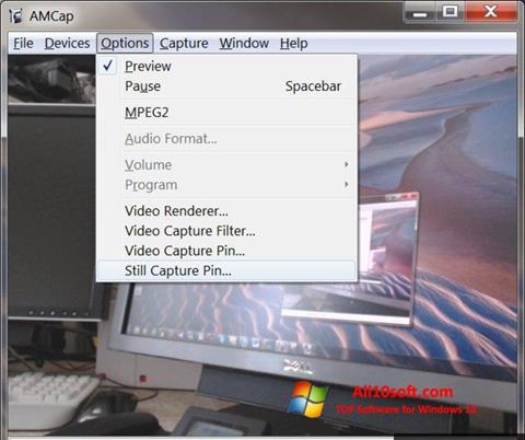 Снимак заслона AMCap Windows 10