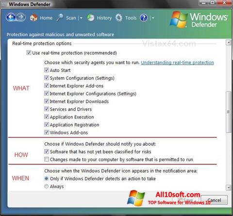 Снимак заслона Windows Defender Windows 10