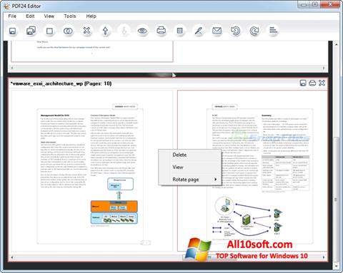 Снимак заслона PDF24 Creator Windows 10