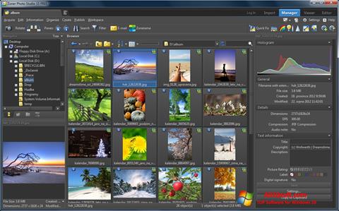 Снимак заслона Zoner Photo Studio Windows 10