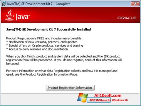 Снимак заслона Java Windows 10