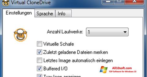Снимак заслона Virtual CloneDrive Windows 10