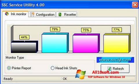 Снимак заслона SSC Service Utility Windows 10