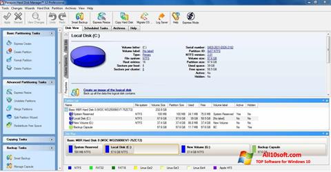 Снимак заслона Paragon Hard Disk Manager Windows 10