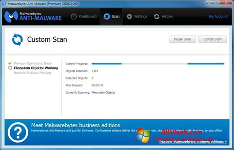 Снимак заслона Malwarebytes Anti-Malware Windows 10