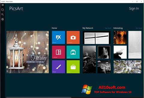 Снимак заслона PicsArt Windows 10