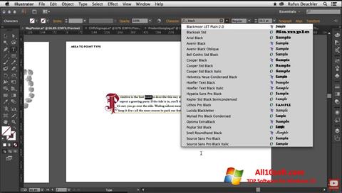 Снимак заслона Adobe Illustrator Windows 10