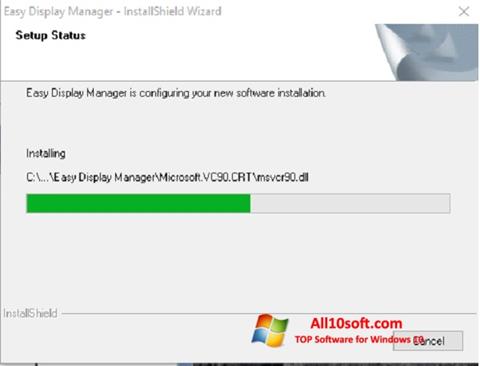 Снимак заслона Easy Display Manager Windows 10