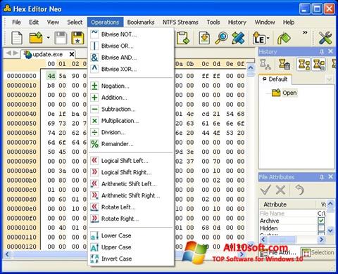 Снимак заслона Hex Editor Neo Windows 10