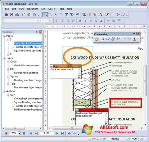Снимак заслона Infix PDF Editor Windows 10