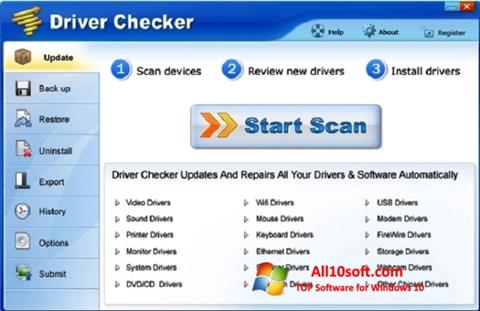 Снимак заслона Driver Checker Windows 10