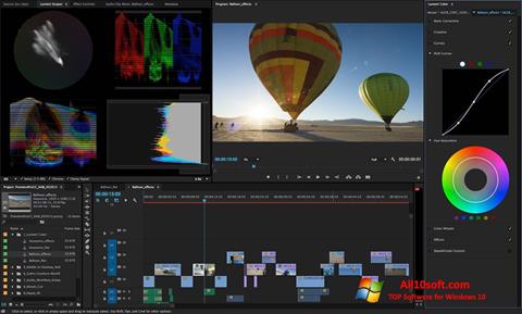 Снимак заслона Adobe Premiere Pro CC Windows 10
