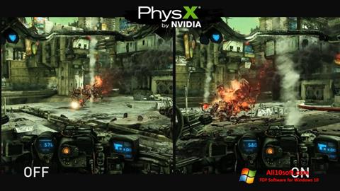 Снимак заслона NVIDIA PhysX Windows 10