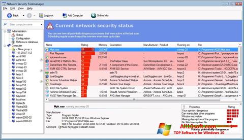 Снимак заслона Security Task Manager Windows 10