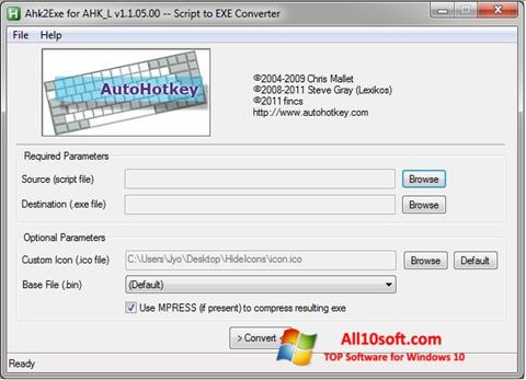 Снимак заслона AutoHotkey Windows 10