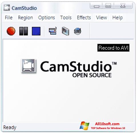 Снимак заслона CamStudio Windows 10