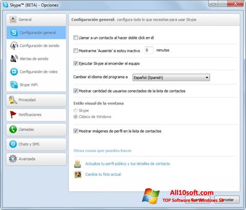 Снимак заслона Skype Beta Windows 10